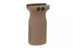 FMA AIRSOFT GRIP in tan color with textured surface and mounting screws for airsoft accessories
