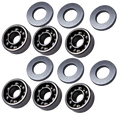 fps softair set of metal ball bearings and washers for airsoft guns maintenance and smooth operation