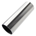 Silver FPS SOFTAIR Cylinder CL14L with ribbed texture for airsoft gun internal parts