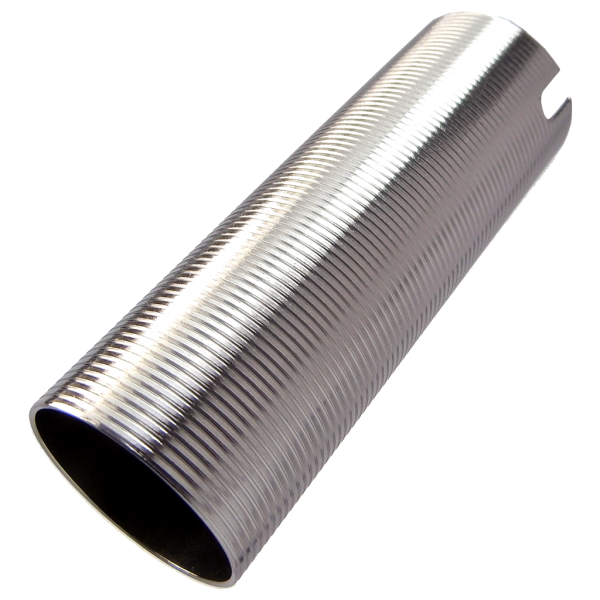 Silver metal FPS SOFTAIR Cylinder with textured surface for airsoft gun internal upgrade