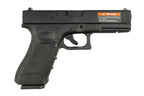 E&C G17 airsoft pistol with realistic design and textured grip for improved handling