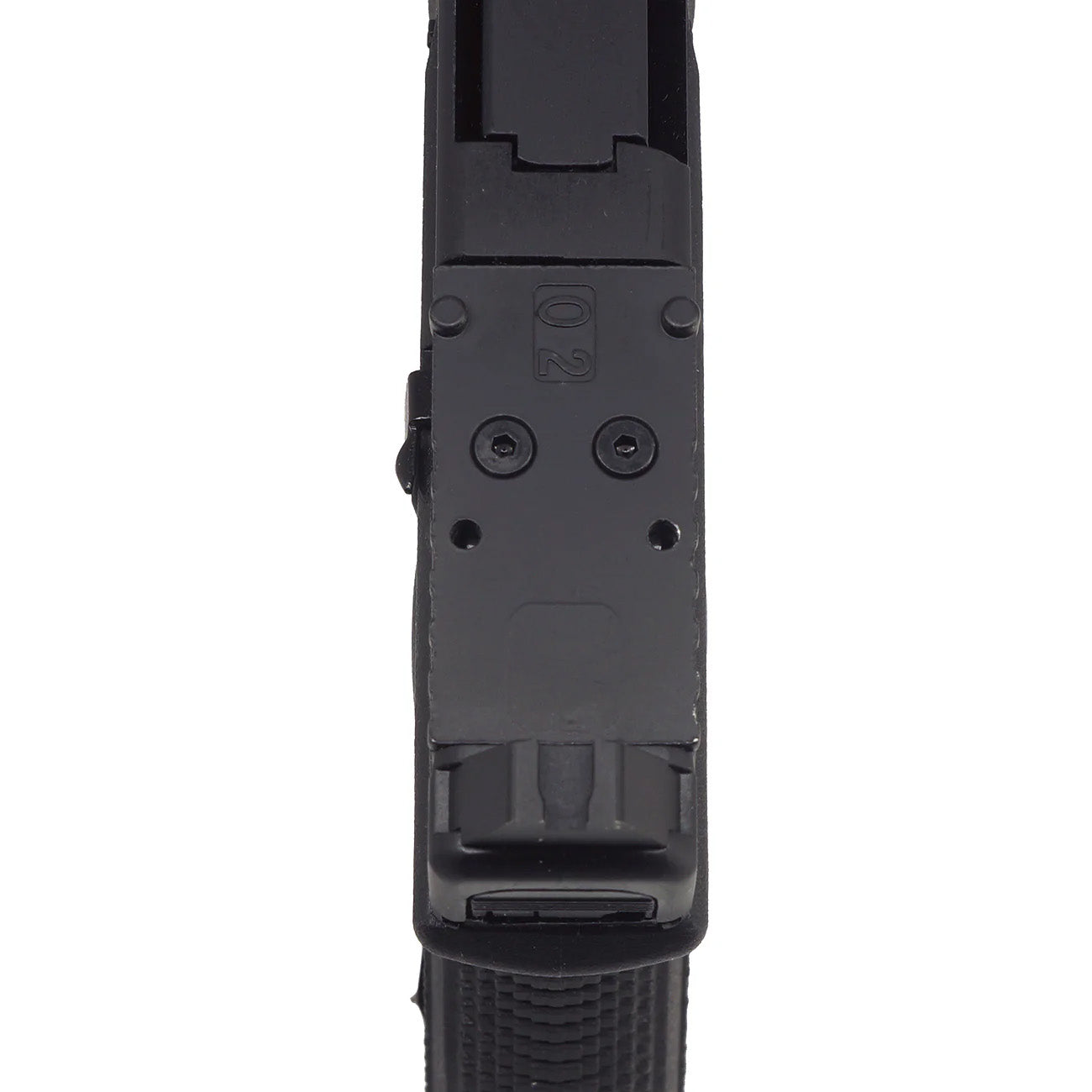 Top view of E&C G17 airsoft pistol showcasing detailed design and features