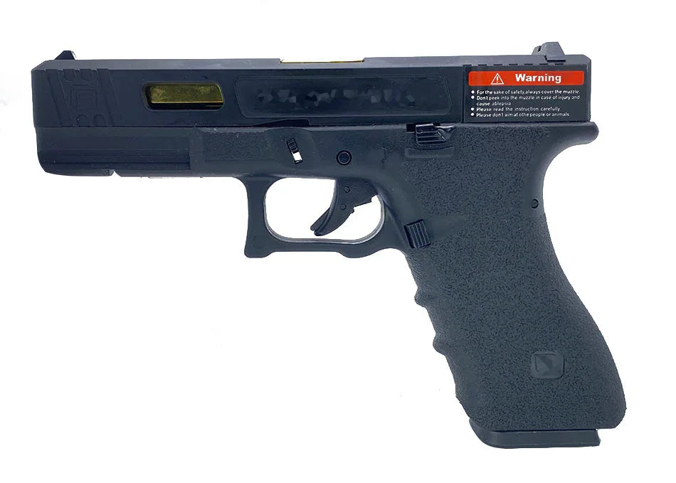 E&C g17 PISTOL AIRSOFT with a realistic design and functional safety features