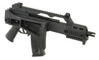 Réplique airsoft GBBR G36C GBB noire par ARMY ARMAMENT avec design compact et rail supérieur