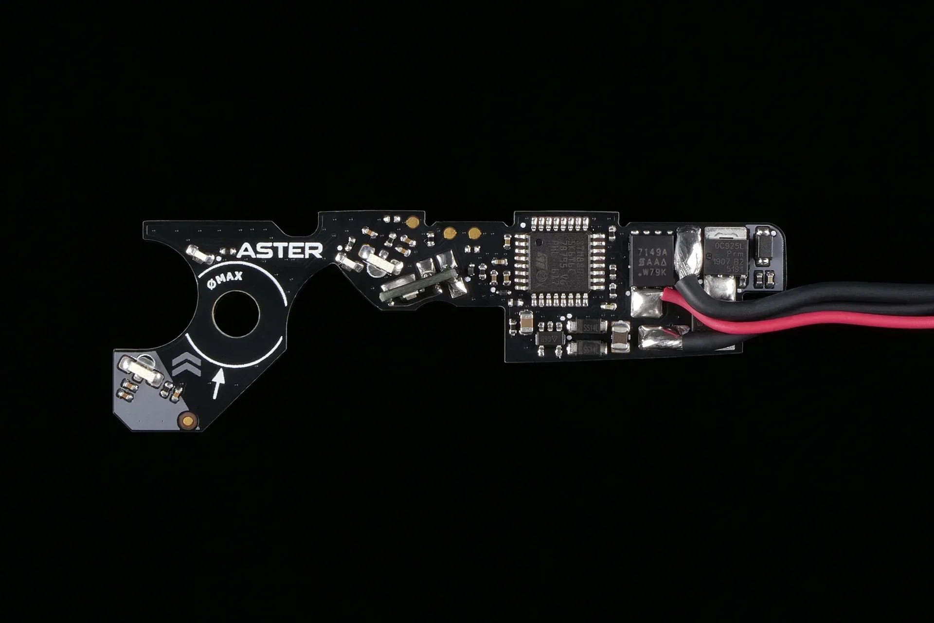 GATE ASTER II BLUETOOTH V3 Circuit Board with Integrated Antenna and Connectors