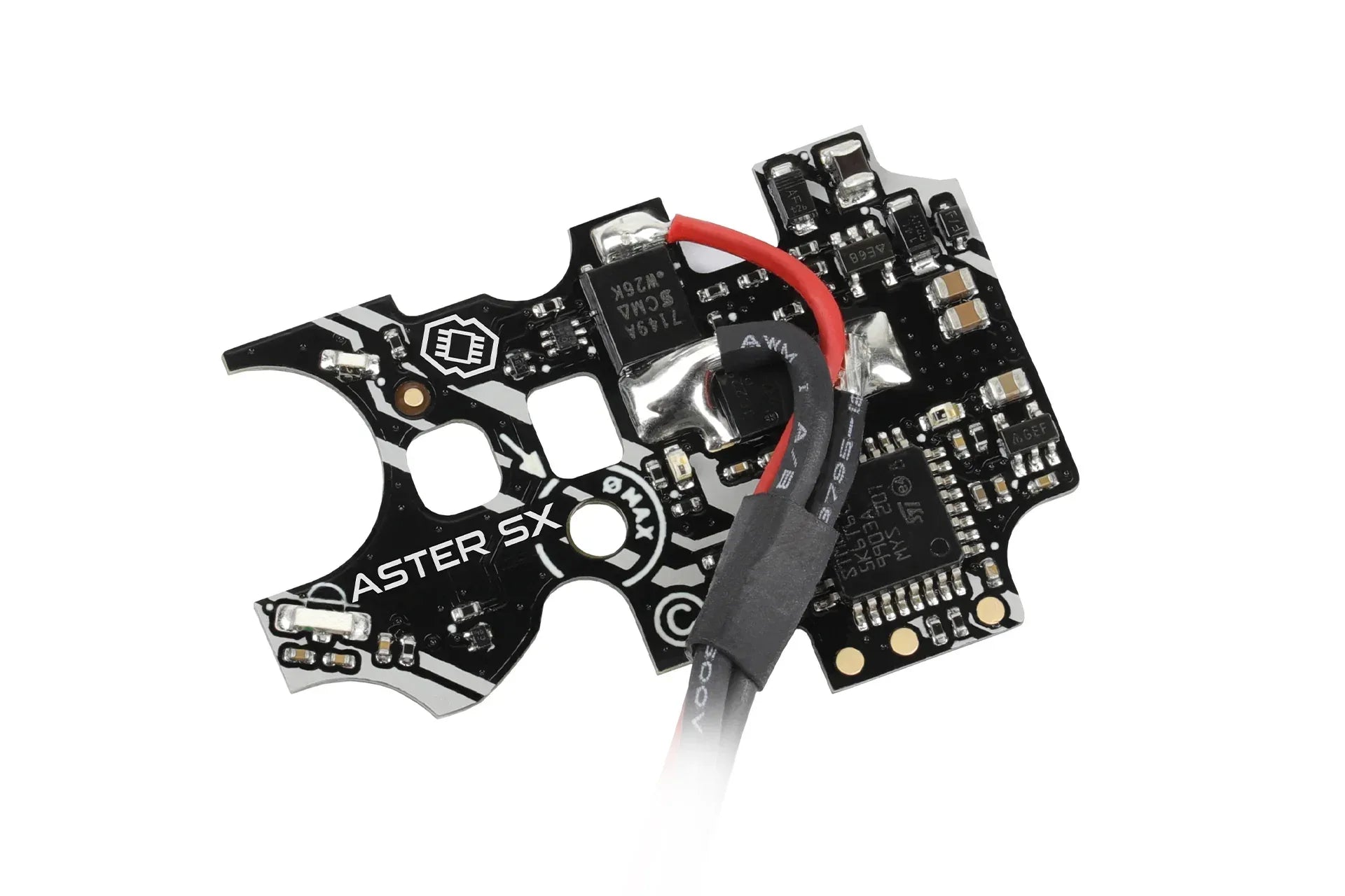 GATE ASTER circuit board for remote control units with soldered wiring and modern design