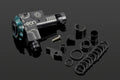 Gate Eon HOP-UP CHAMBER with various components for airsoft upgrades and customizations