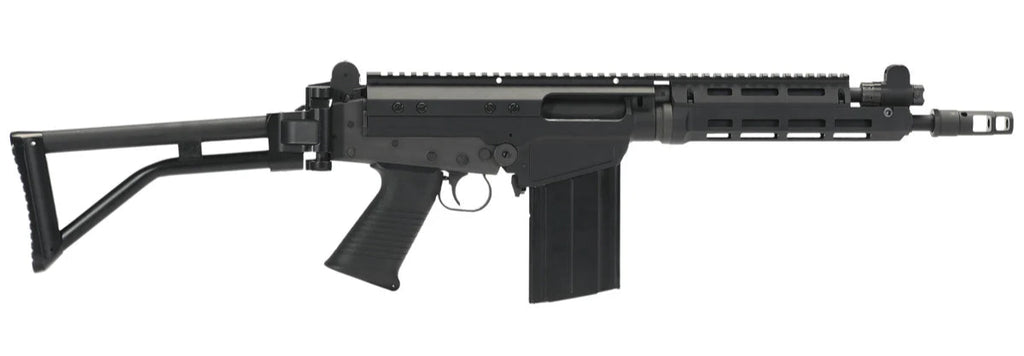 VFC GBBR Airsoft Rifle with Adjustable Stock and Rail System for Tactical Gameplay