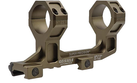 Geissele Super Precision Scope Mount Tan for secure firearm attachment and enhanced accuracy