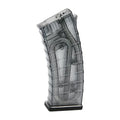 G&G RK74 CQB magazine in transparent design, offering high-capacity performance for airsoft enthusiasts
