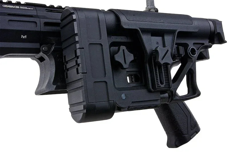 G&G TR80 DMR AEG AIRSOFT rifle featuring a tactical stock and grip for enhanced performance