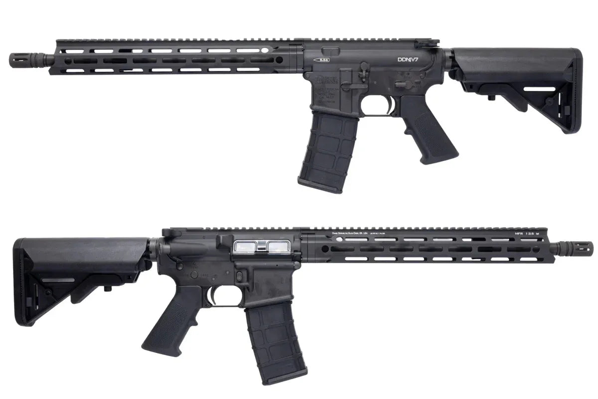 GHK Daniel Defense Licensed MFR Airsoft Rifle with Adjustable Stock and Rail System
