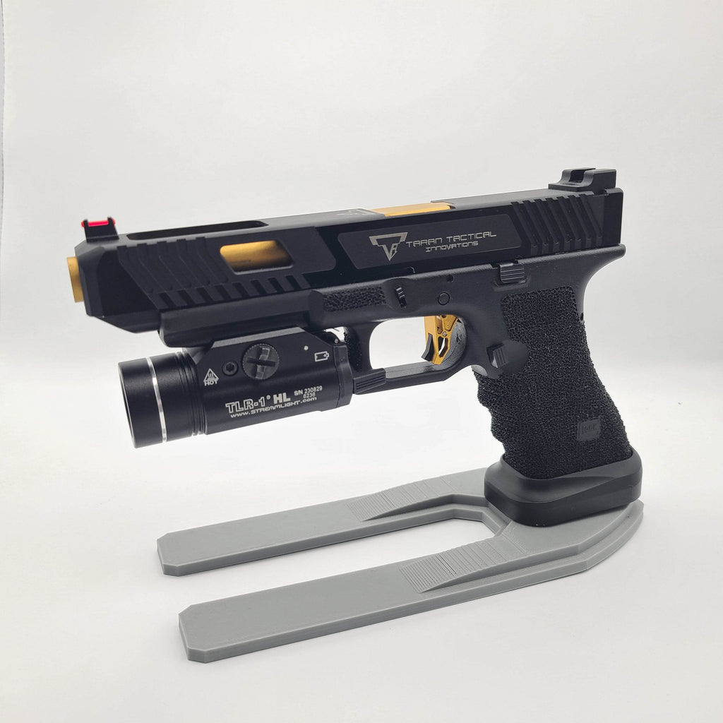Army Armament Glock A34 Airsoft Pistol with Tactical Light and Textured Grip for Enhanced Performance