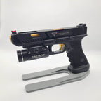 Army Armament Glock A34 Airsoft Pistol with Tactical Light and Textured Grip for Enhanced Performance