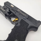 Army Armament Glock A34 Airsoft Pistol with Textured Grip and Tactical Accessories