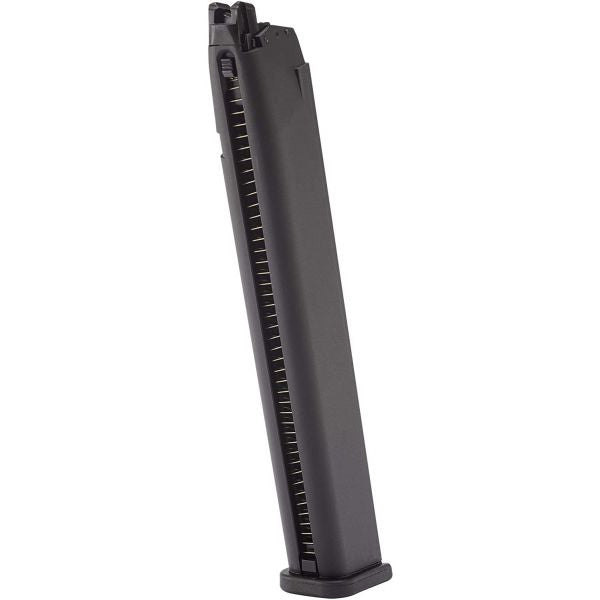WE TECH black CHARGEUR GLOCK MAG extended pistol magazine for airsoft or training use
