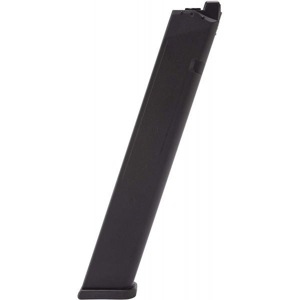 WE TECH black chargeur magazine designed for GLOCK MAG with extended capacity