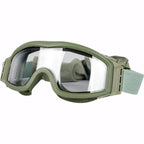 Valken Airsoft Goggles in Olive Green with Anti-Fog Lens and Adjustable Strap
