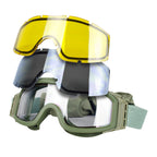 Valken airsoft goggles with interchangeable lenses for enhanced visibility and safety during gameplay