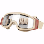 Valken GOGGLES airsoft in tan color featuring comfortable padded lining and adjustable straps