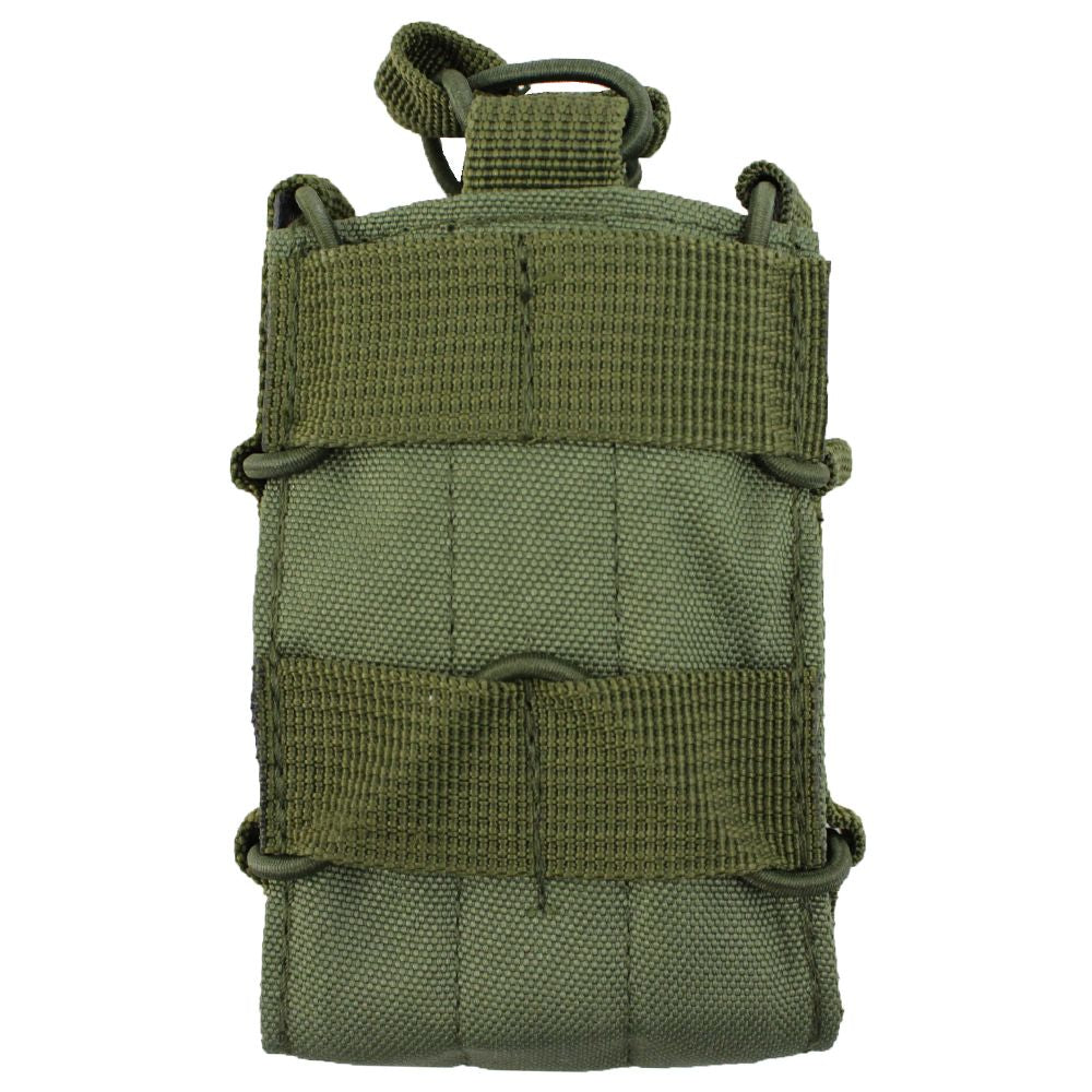 CYBERGUN Firepower Magazine Pouch in Green with Durable Nylon Construction for Storage and Accessibility