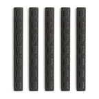 BCM GUNFIGHTER KEYMOD RAIL PANEL set in black, ideal for enhancing grip on your firearm