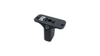METAL Hand Stop Keymod Mlok in Black for Enhanced Grip and Control on Firearms