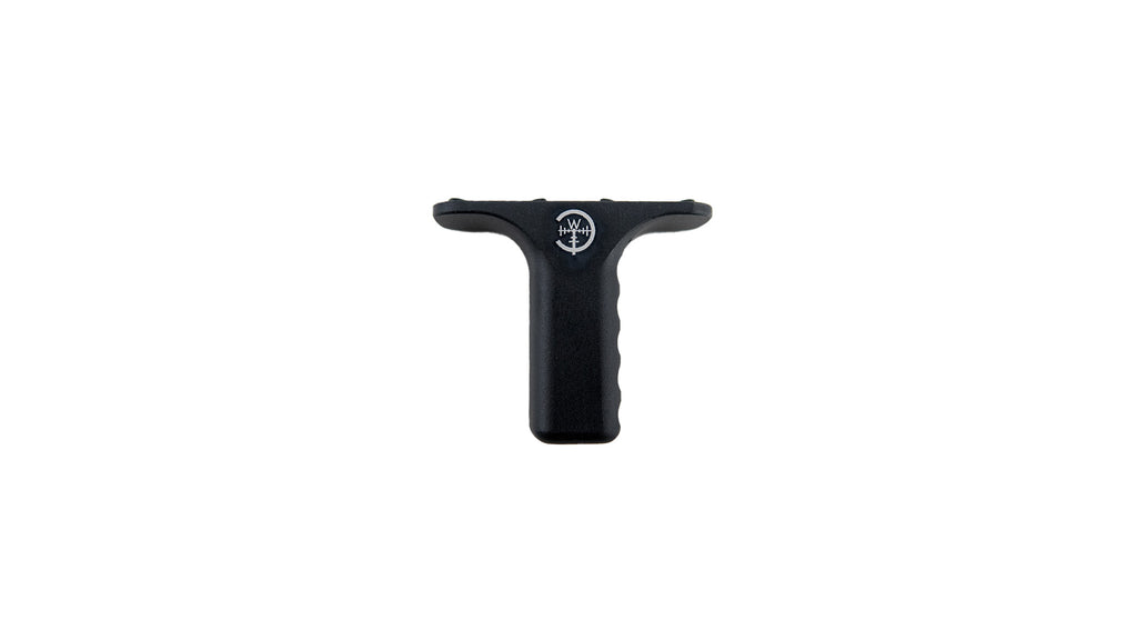 Metal Hand Stop Keymod Mlok in black for improved grip on firearms