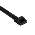 HELLERMANN TYTON PLAY HANDCUFFS in black, designed for secure bundling and organization of cables