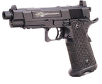 ARMY ARMAMENT hi-capa rmr black pistol with textured grip and threaded barrel