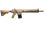 VFC M110 GBB tan gas blowback rifle with adjustable stock and long barrel
