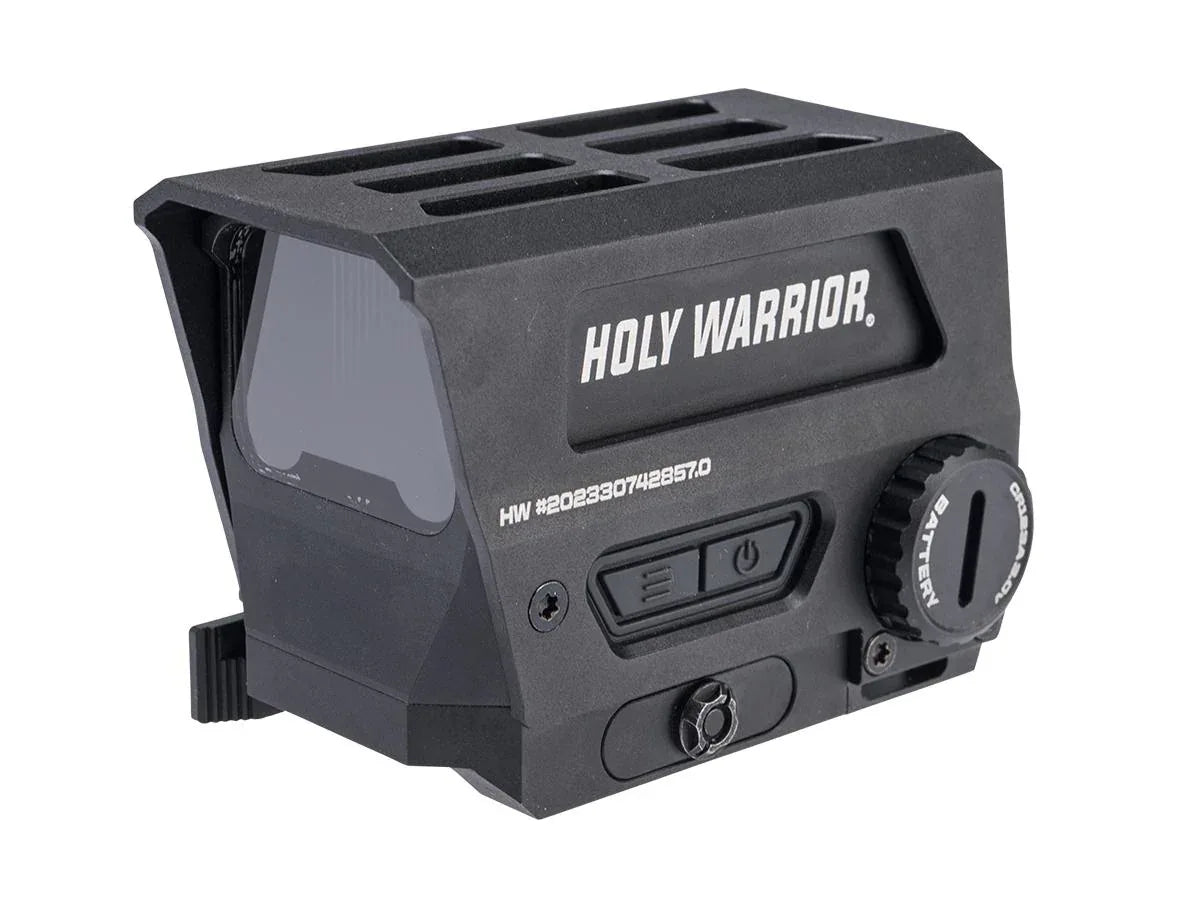 Holy Warrior Tactical Red Dot Sight with Adjustable Brightness and Quick-Release Mounting