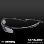Holy Warrior airsoft protective goggles designed for safety and comfort during airsoft games