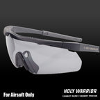 Holy Warrior airsoft protective goggles with a sleek design for optimal eye protection during gameplay