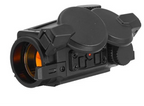 Holy Warrior HWO-SX red dot sight with flip covers and adjustment controls for precision aiming