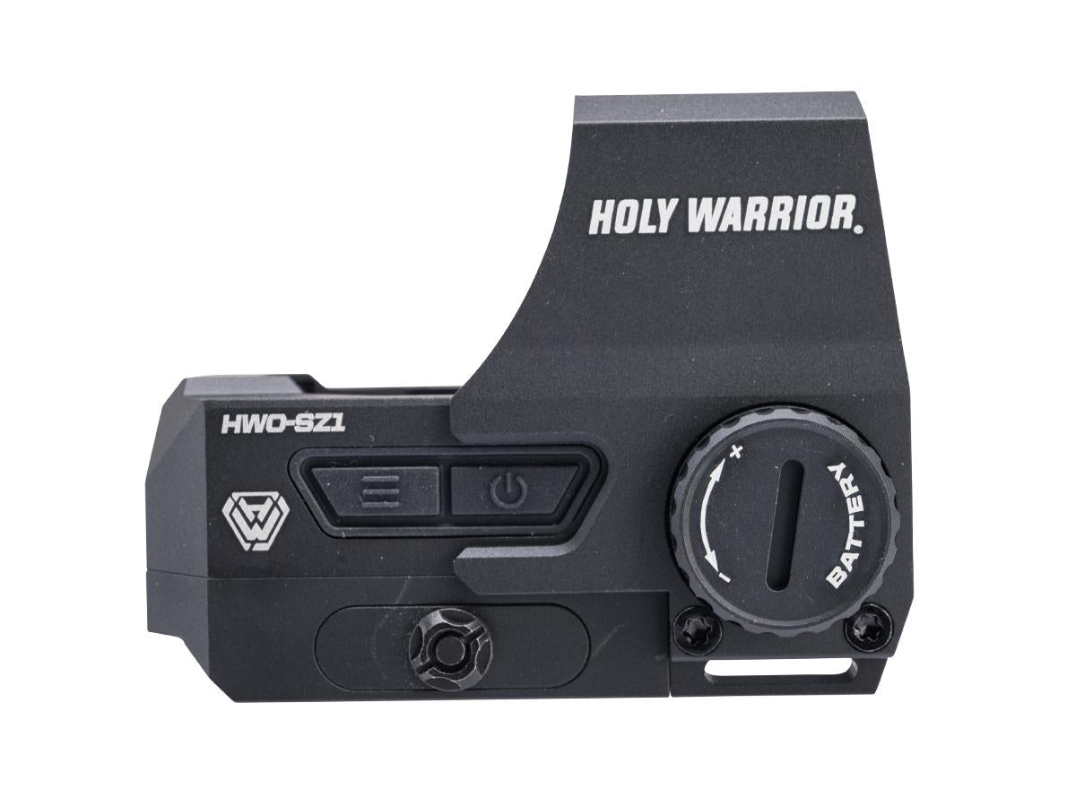 Holy Warrior HWO-SZ1 Tactical Optic Sight with Adjustable Brightness and Battery Control