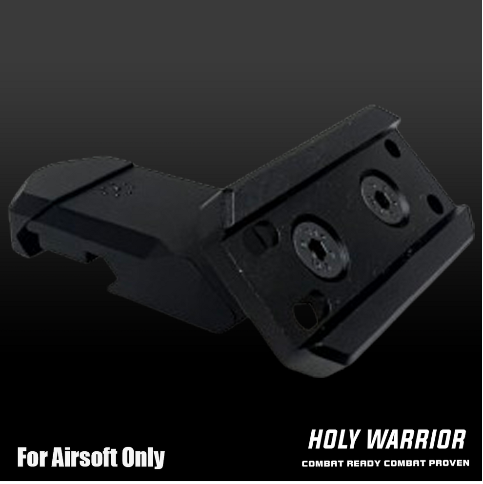 Holy Warrior Sakura Offset Mount for Airsoft with durable black design and easy installation