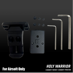 Holy Warrior Sakura Offset Mount for Airsoft with mounting tools and hardware included