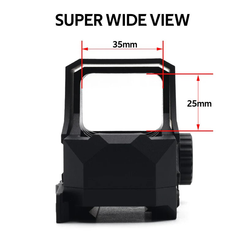 Holy Warrior Tactical Red Dot Sight with Super Wide View for Enhanced Target Acquisition