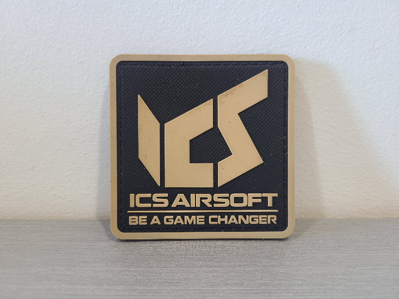 ICS Airsoft Patch with Be a Game Changer Text for Airsoft Enthusiasts
