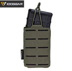 IDOGEAR 556 mag pouch in olive green with durable fabric and adjustable retention cord