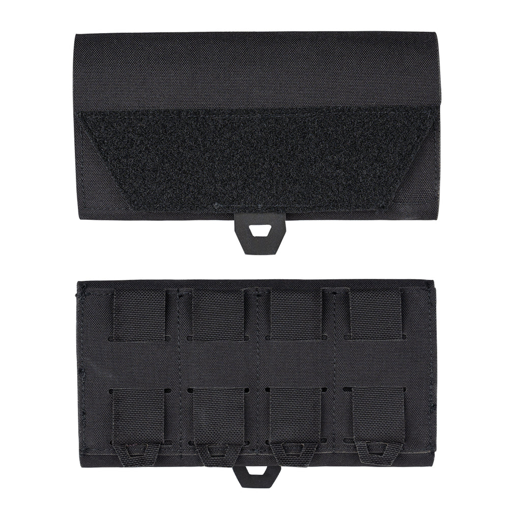 IDOGEAR black durable cellphone pouch with secure Velcro flap and multiple loops for accessories