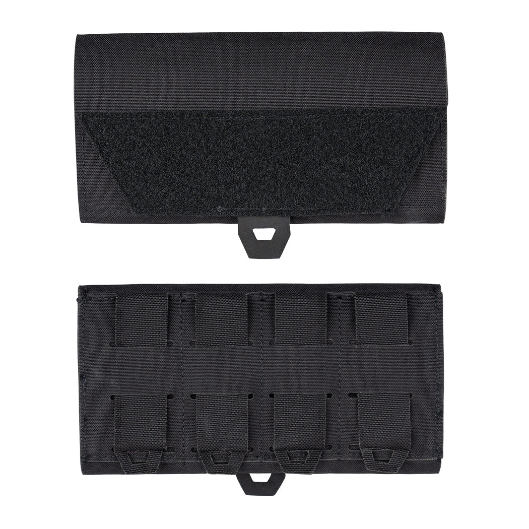 IDOGEAR black durable cellphone pouch with secure Velcro flap and multiple loops for accessories