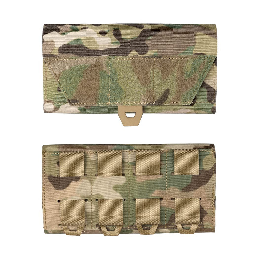 IDOGEAR camouflage cellphone pouch with multiple straps for secure attachment and outdoor use
