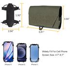 IDOGEAR durable cellphone pouch with adjustable straps fits phones 4.7 to 6.7 inches like iPhone 11 12 13