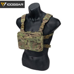 Chest rig KGR camouflage IDOGEAR avec poches multiples et sangles réglables
