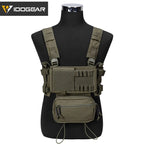 Vêtement tactique IDOGEAR CHEST RIG MK3 avec poches et sangles réglables couleur kaki