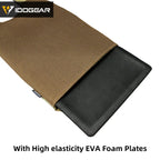 Housse de vêtement IDOGEAR CHESTPLATE FCSK en mousse EVA haute élasticité couleur marron et noir