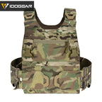 Gilet tactique camouflage militaire IDOGEAR CHESTPLATE FCSK avec poches et fermeture sécurisée