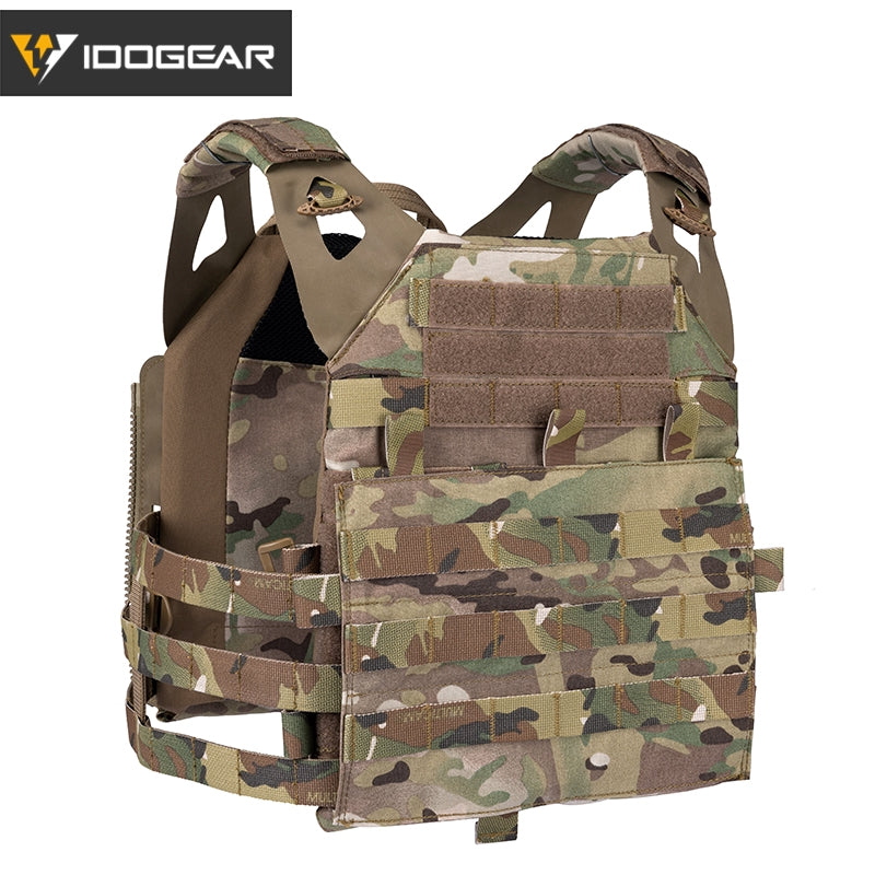 Vêtement tactique CHESTPLATE JPC2 camouflage par IDOGEAR avec sangles ajustables